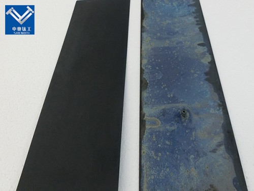 Titanium anode for aluminum foil conversion